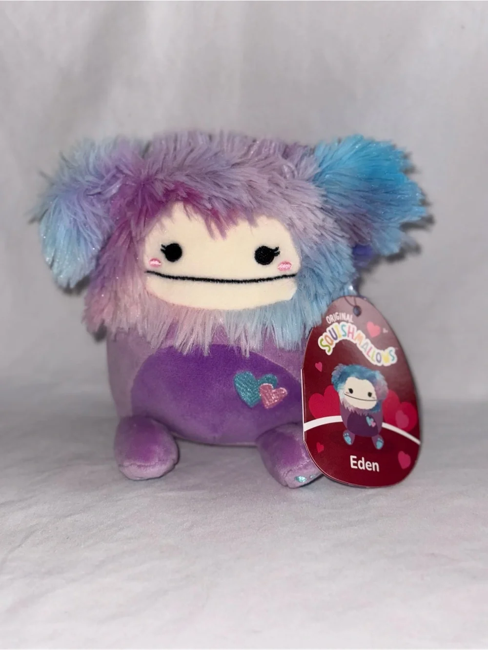 Squishmallows Eden Plush - Purple, Light Blue & Lavender